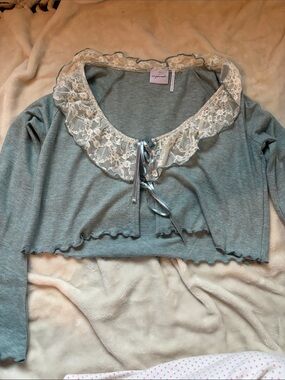 Urban Outfitters Lace Tie Top